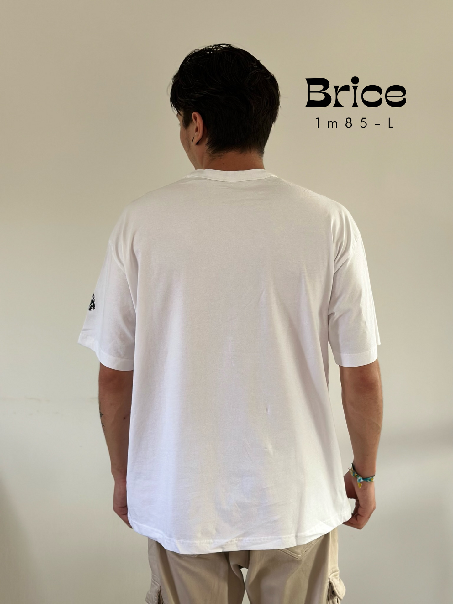 T-shirt Trippy Men Blanc